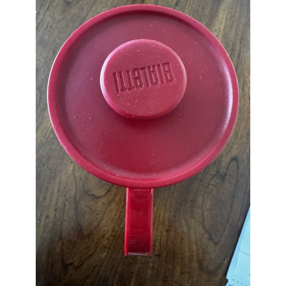 Bialetti French Press Coffee 8 Cup 34 Oz Used Red Made In Italy - Picture 3 of 6